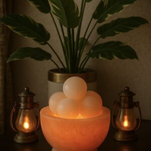 White Salt Balls | Salt Lamp